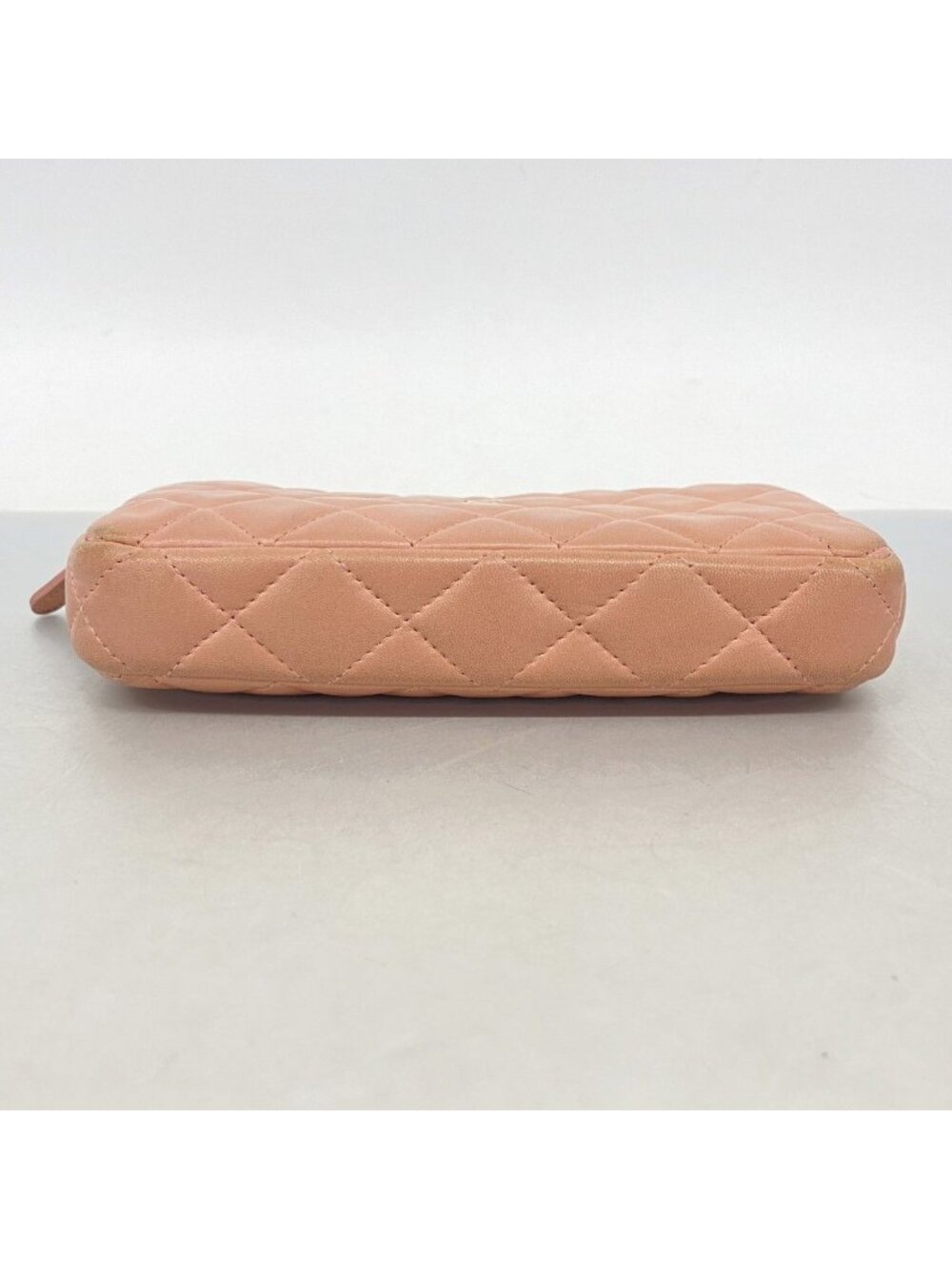Chanel Shoulder Bag Quilted Lambskin Pink Champagne Gold - Picture 3 of 10
